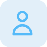 Aspire360 blue user or person icon