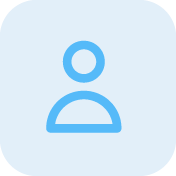 Aspire360 blue user or person icon