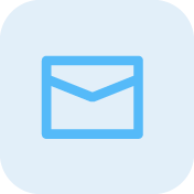 Aspire360 blue envelope or mail icon