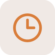 Aspire360 orange clock icon